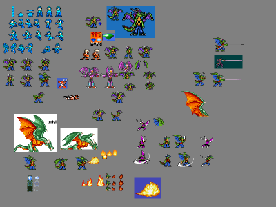 Roahm 8 Bit by Kirby Pink
Some 8 bit Roahm sprites, referenced from various sources to make a durgon!
