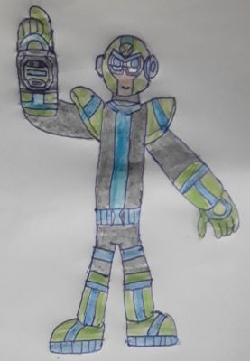 Quartz Man by Gabriel Dreemurr
A rendition of Quartz Man, my temporal manipulation Robot Master!
