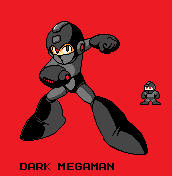 Dark Mega Man by Dragoonknight717
Here we have a classic series counterpart to Dark Megaman from the Battle Network series.
