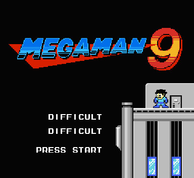 Difficult by YankeeKirby
A lot of people seem to think Mega Man 9 was a very difficult game.  It didn't seem that bad, at least not after the first couple of times through, but I will admit my first trip through was anything but graceful.
