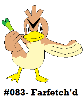 Farfetch'd by Dragoonknight717
I love Farfetch'd, the poor thing.  It really needs an evolution, or SOMETHING to help it out.
