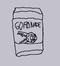 Goronade by Edgewalker001
Y'know...  Being advertised by a cheap midboss and all...  I'm going to go somewhere else to quench my thirst...
