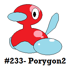 Porygon2 by Dragoonknight717
When Porygon2 was announced for 2nd gen, I was quite surprised.  It's interesting, seeing Porygon's evolutionary path, especially since I figured he'd always stay with just the one form.
