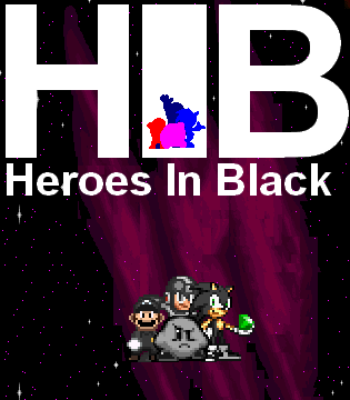 Heroes in Black by JokerTH08
It looks like we have a team united against aliens!  And whatever you do, don't make AMERICAN Kirby any angrier than he already is...  Though if they're all from different worlds... how can they tell who is an alien?
