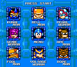 Mega Man Maximum Stage Select 2-5 by Hfbn2
An updated screenshot of the MMM Stage Select screen.  It looks quite nice I think ^_^  I'm definitely interested to see where this project goes.
