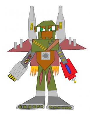 Ammo Man by Luigix1122
A new Robot Master, this one seems like quite the walking arsenal.
