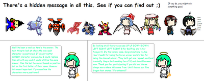 Answer to Riddle 1 by Bowserslave
For those who didn't solve it, here's the answer and explanation for Bowserslave's riddle from last week.
