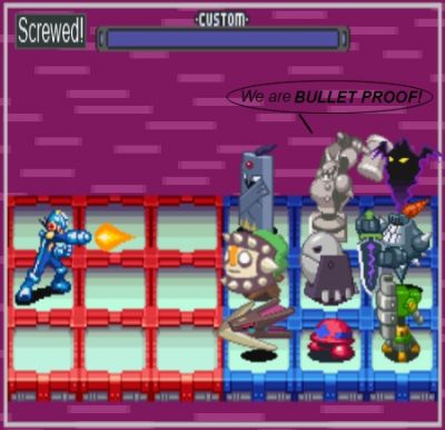 Bullet Proof Viruses by StormingNova
Argh, things that guard...  At least later games made it more easy to tell what had Break element on it...
