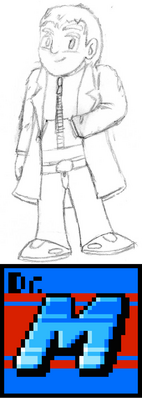 Dr Max by Hfbn2
Dr. Max, based somewhat off of the game's creator, is a key character within Mega Man Maximum.  He was the creator of the game's Robot Masters.
