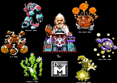 Dr Mad's Revolt by Lukaz2009
The first time I played Rokko Chan, I didn't notice the English option.  So in the Japanese text, I just occasionally saw "Dr. M."  I jokingly called him Dr. Mario.  And then I saw the mustache.
