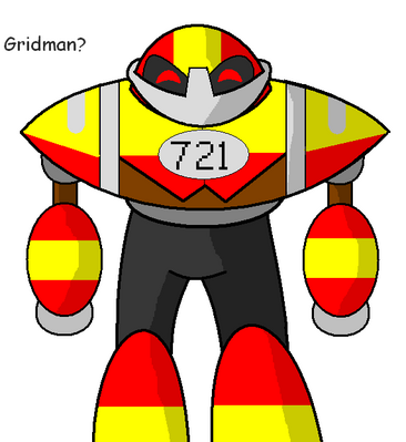 Grid Man by GandWatch
A Robot Master rendition of Grid Man, a.k.a. Foot Man.  Looks like he's ready for some football!
