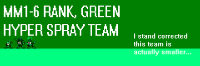Hyper Spray Green Team by Bowserslave
And now, finally, the few, the elite, the tiny group that earns a Green Spray.
