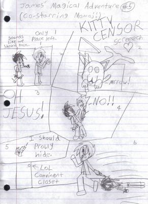 James' Magical Adventure Pt 5 by Drew
Thank goodness for the Kitty Censor!
