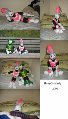 Jewel Man Plush by ShinyGirafarig
ShinyGirafarig sent in these pictures she took of a Jewel Man plushie she made herself.  Quite cute!

