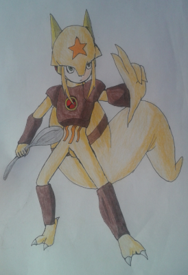Kadabra Soul by Wiktoria Niewiem
In the same vein as Megaman.EXE's Soul Unisons, it's time for a Pokemon soul, which happens to be my favorite one!  Behold KadabraSoul!
