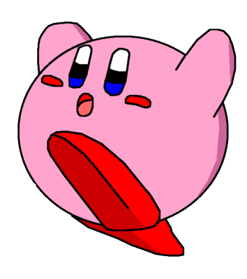 Kirby by Dragoonknight717
First you draw a circle...  I do rather wonder how good the new Kirby game will be when it comes out.  Hopefully it will be a good one!
