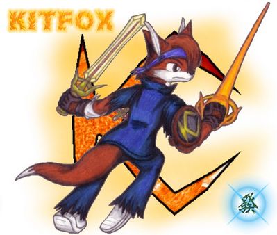 Kitfox
A famous adventurer and leader of the Kitfox Complex.  Kitfox is known for his feats of bravery.  He is skilled in the use of a specialized broadsword, as well as focused ki attacks.  Kitfox (c) C. Hersey
