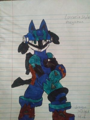 Lucario Mega Man by WolfNest
With the way Mega Man copies attributes of the Robot Masters when gaining their powers in Mega Man 11, this now makes me curious how he'd look borrowing details from other Smash fighters...

