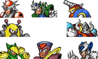 Mega Man V Colored Portraits by DelralionV2
Here we have a rather nice selection of colored portraits of the MMV gang.
