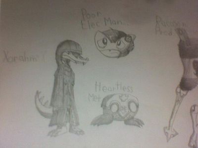 A Few Sketches by GeorgeTheRaccoon
A few varied sketches from QueerWard, including me as an Organization XIII member.  It is amusing since I did once ponder what my name would be in such a form.
