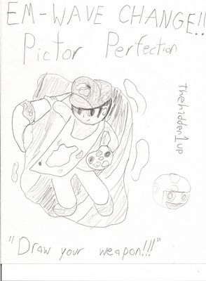 Pictor Perfection by NesClassic
A first to be entered to the gallery, here we have an EM Wave Change form as seen in the Starforce series.  Behold, Pictor Perfection!
