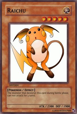 Raichu by beedolphin
Raichu's power improves upon Pikachu's, packing a stronger attack and with a longer lasting Static effect.
