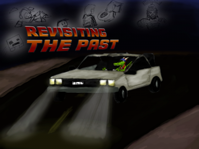 Revisitng the Past Title WIP by Jon Causith
A bit of a request I sent Jon's way, he's working on a title card design for me for the eventual Revisiting the Past videos.  I quite like how this is looking so far!
