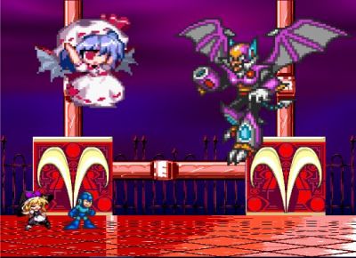 Remilia and Shade by Duskool
When pairing Touhou and Mega Man characters, this matchup does seem like a fairly obvious one.
