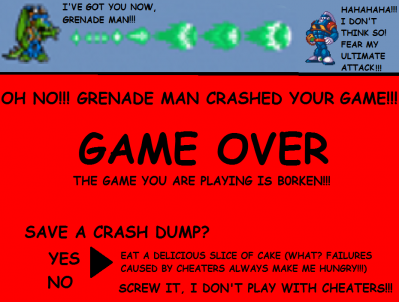 The Ultimate Crash Dump by SilentDragonite149
Ahh, the issues of the original PS1 emulator I was using...  At least everything worked out in the end!
