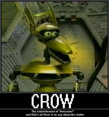 Awesome in a Can by GandWatch
Ah, Crow T. Robot, always fun to have around.  Since I've started making videos, I think I've introduced several people at this point to the joys of MST3K XD

