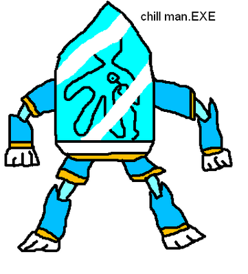 ChillMan EXE by MrNintendorulez
This rendition seems rather ominous...  Just what is that unknown being in the ice, using it as a large mechanical suit?  Will we ever know?
