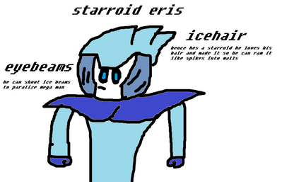 Detailed Eris by thesonicgalaxy
A more detailed image of thesonicgalaxy's custom Stardroid, Eris.  It seems he is indeed of an icy persuasion.
