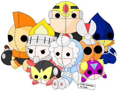Huggy Plushie by GandWatch
Much has been said about the cuteness of the Robot Masters in Mega Man Powered Up.  Some even said they'd like plushies of the characters.  I have to agree, they'd look quite cute ^_^;
