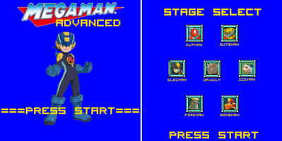 Mega Man Advanced by JokerTH08
I wonder if anyone's ever tried making a romhack of MM1 with this sort of thing in mind, replacing characters with EXE equivalents...
