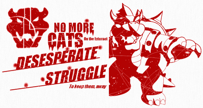 No More Cats by GandWatch
Evidently this was done for Bowserslave as a bit of gift art, given his liking of No More Heroes.
