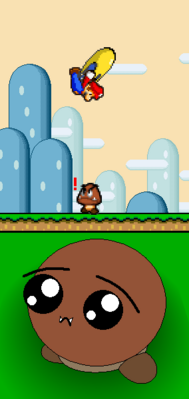 Poor Goombas by GandWatch
......The term overkill comes to mind.... poor Goomba indeed!
