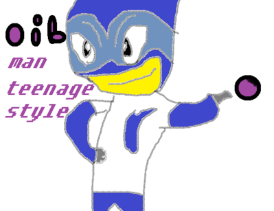 Teenage Oil Man by thesonicgalaxy
Looks like Teen Oil Man is doing his best to be stylish.  But did his cool moves go that far back?
