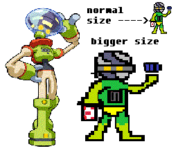 NumberMan by thesonicgalaxy
Here we have a nice custom sprite of Number Man.  He seems so simple, yet he's one of my favorite Navis somehow.
